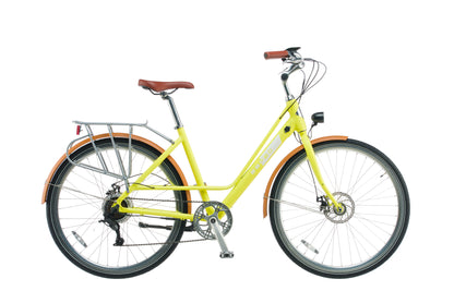 Vintage City E-Bike Woman GELB