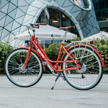 Vintage City E-Bike Woman ROT