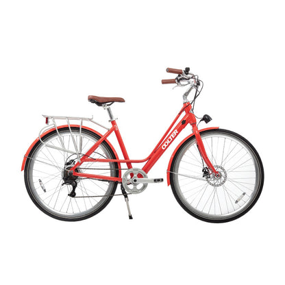 Vintage City E-Bike Woman ROT